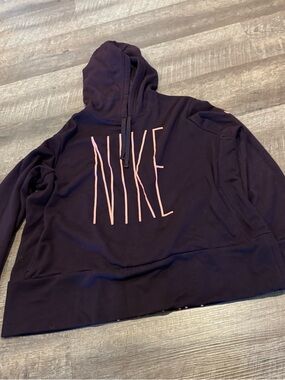 Nike Purple Dri-Fit Hooded Sweatshirt